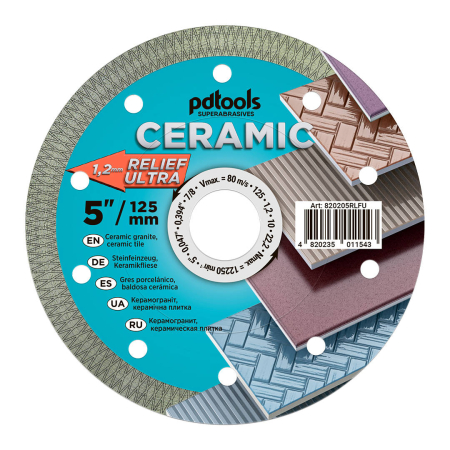 Tarcza diamentowa 125mm Ceramic Relief Ultra